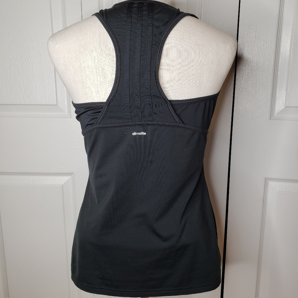 Adidas 3 stripe t-back sport tank - Picture 4 of 7